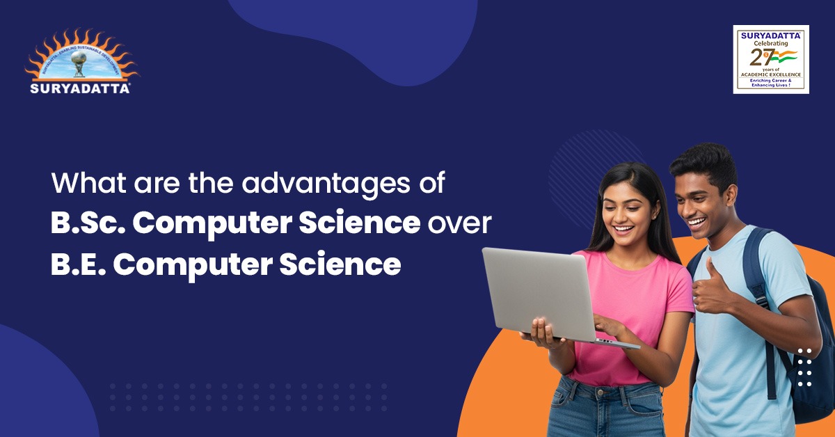 What are the advantages of B.Sc. Computer Science over B.E. Computer Science