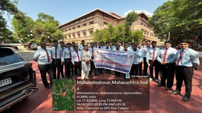 Suryadatta Hotel Management Students Gain Industry Exposure at Evershine Resort, Mahabaleshwar