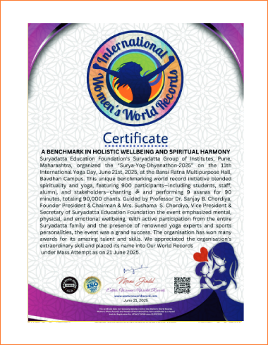 Suryadatta Enters International Women’s World Record for Surya Yog Dhyanathon 2025
